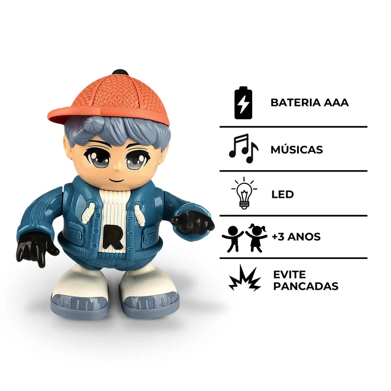 Brinquedo Dançante Infantil Balançando Com Luzes LED e Música