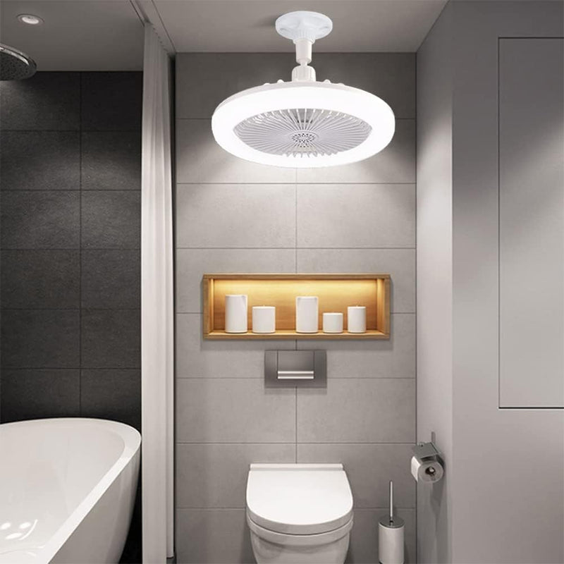 Ventilador Silencioso De Teto Lâmpada Luminária Led