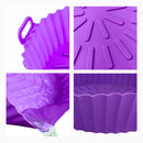 Forma de silicone reutilizável para fritadeira a ar Air Frye