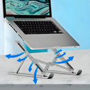 Suporte Notebook Ajustável Base Tablet Netbook Ergonômico Dobrável Regulável Leve Apoio Universal