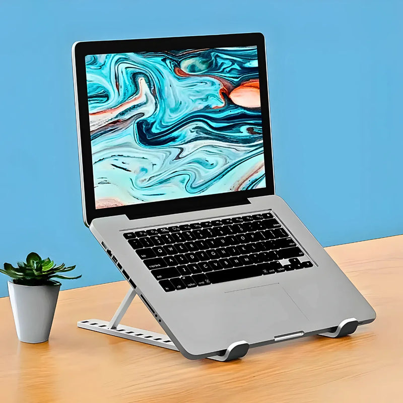 Suporte Notebook Ajustável Base Tablet Netbook Ergonômico Dobrável Regulável Leve Apoio Universal