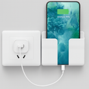 Suporte Multiuso De Parede Para Celular e Controle Remoto Branco